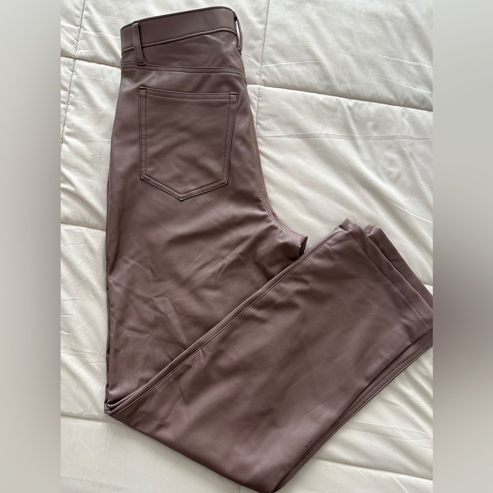 Faux Leather Pants NEW WITHOUT TAGS - NEVER WORN